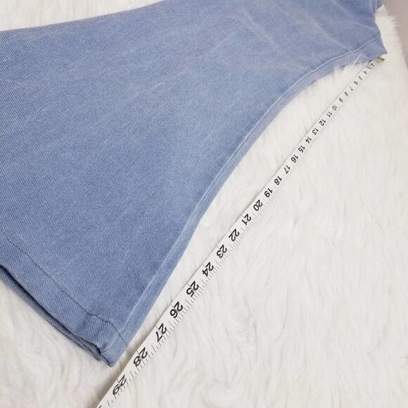 Theory Light Blue Flare Jeans - Picture 4 of 9